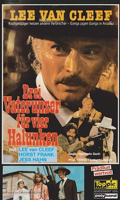 Il grande duello - German VHS movie cover