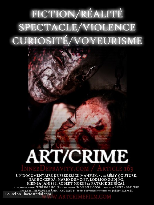 Art/Crime - Canadian Movie Poster