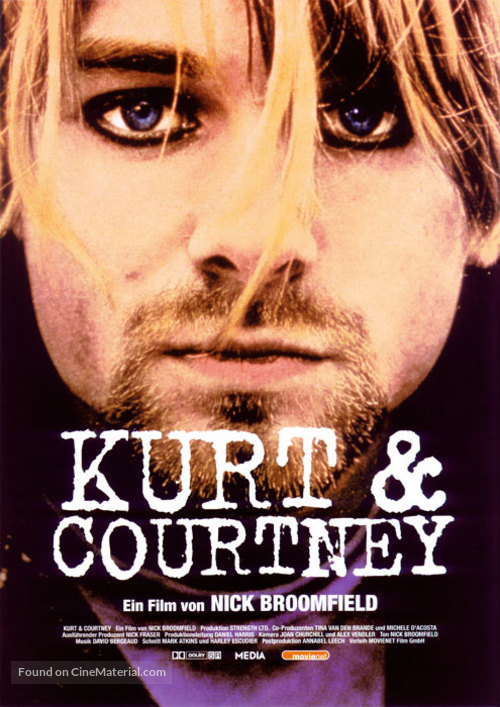 Kurt &amp; Courtney - German Theatrical movie poster