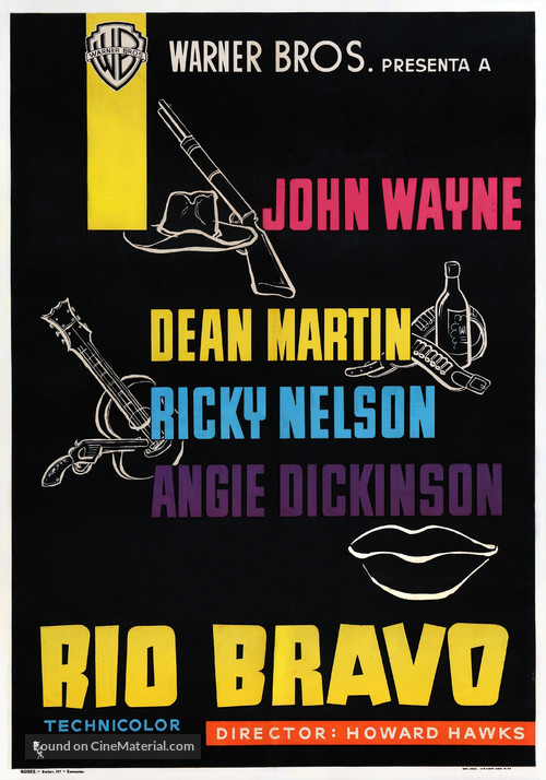 Rio Bravo - Spanish Movie Poster