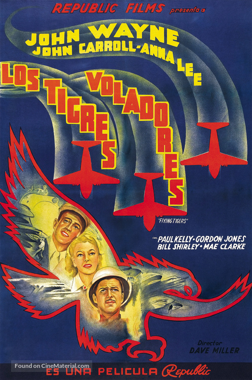 Flying Tigers - Spanish Movie Poster