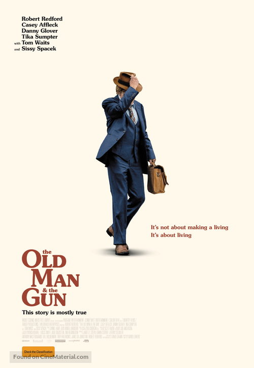 Old Man and the Gun - Australian Movie Poster