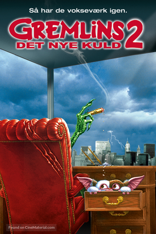 Gremlins 2: The New Batch - Danish DVD movie cover