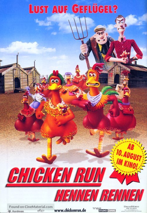 Chicken Run - German Movie Poster