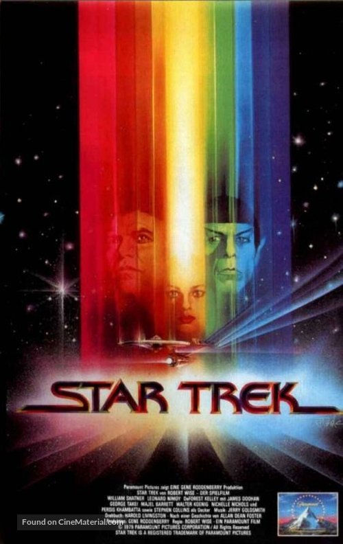 Star Trek: The Motion Picture - German VHS movie cover