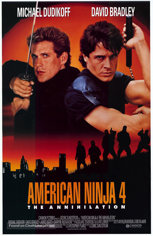 American Ninja 4: The Annihilation - Movie Poster