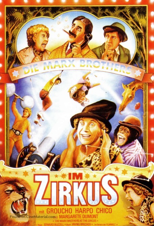 At the Circus - German Movie Poster