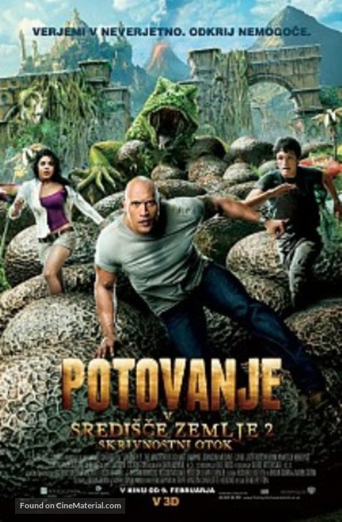 Journey 2: The Mysterious Island - Slovenian Movie Poster