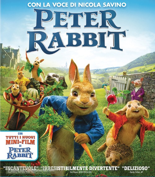 Peter Rabbit - Italian Blu-Ray movie cover