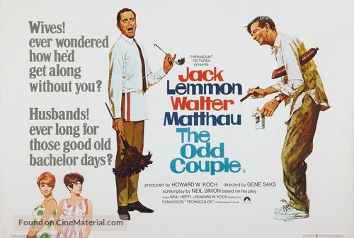 The Odd Couple - British Movie Poster