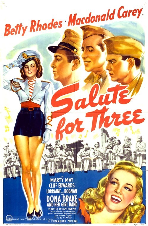 Salute for Three - Movie Poster