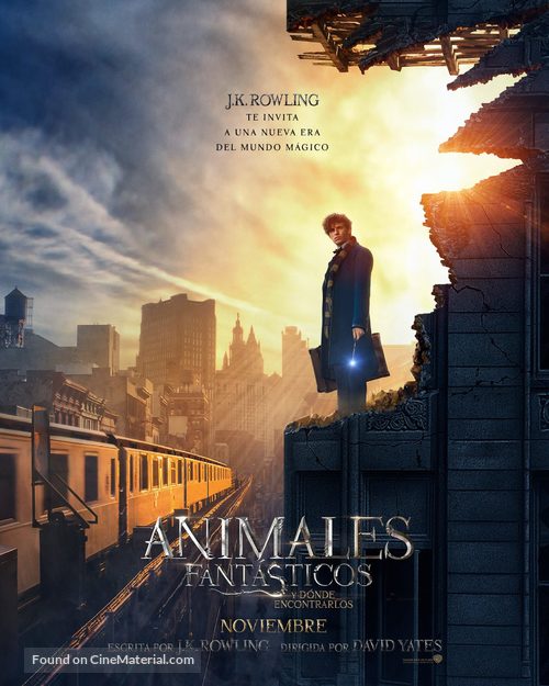 Fantastic Beasts and Where to Find Them - Argentinian Movie Poster