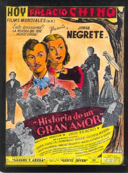 Historia de un gran amor - Mexican Movie Poster