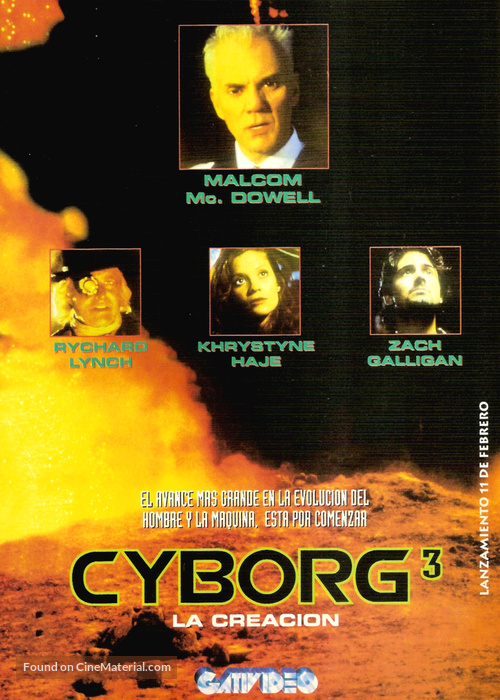 Cyborg 3: The Recycler - Argentinian poster