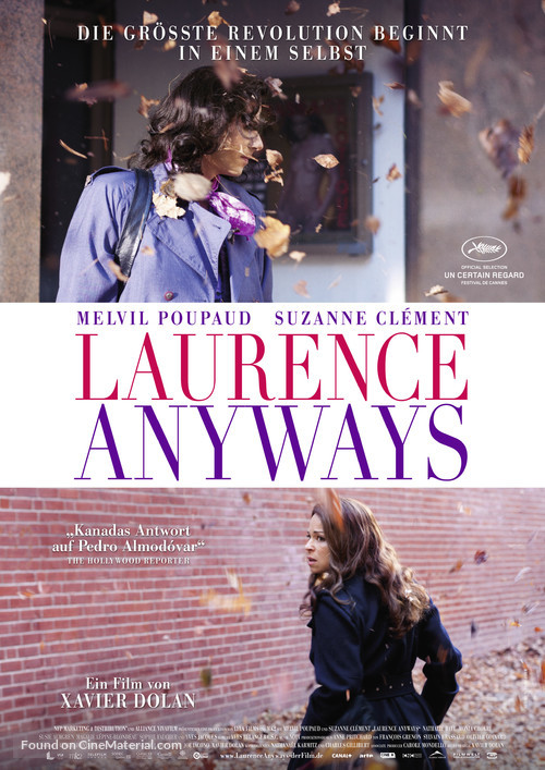 Laurence Anyways - German Movie Poster