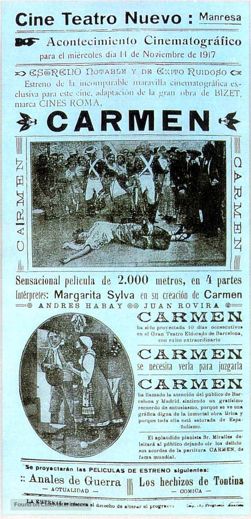 Carmen - Spanish Movie Poster