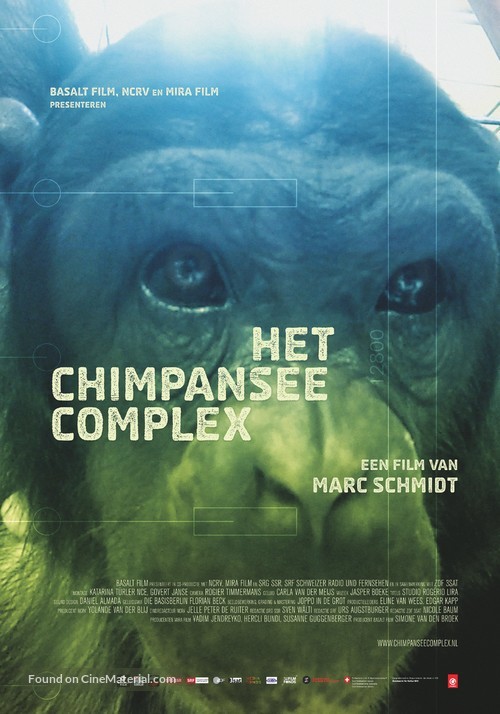 Het Chimpansee Complex - Dutch Movie Poster