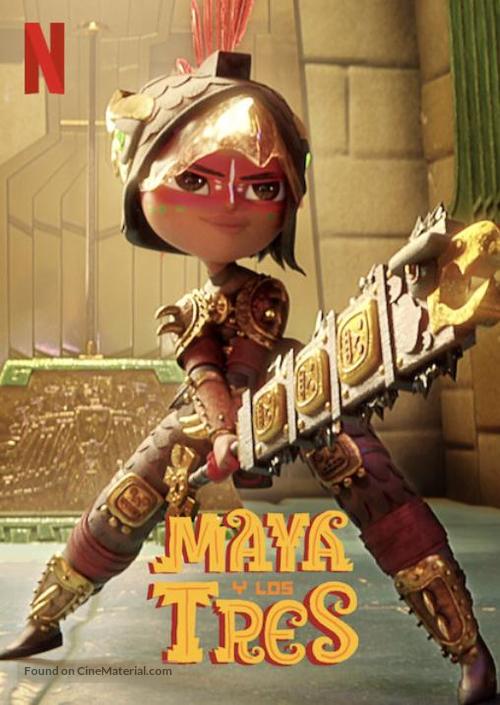 Maya and the Three - Mexican Video on demand movie cover