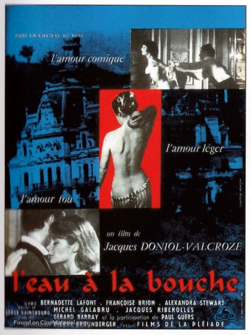 L&#039;eau &agrave; la bouche - French Movie Poster