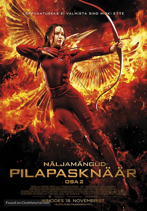 The Hunger Games: Mockingjay - Part 2 - Estonian Movie Poster