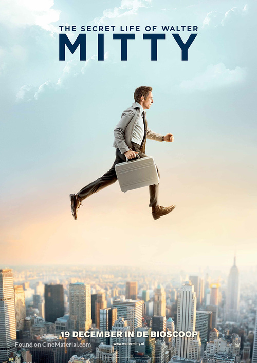 The Secret Life of Walter Mitty - Dutch Movie Poster