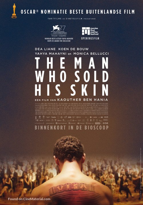 The Man Who Sold His Skin - Dutch Movie Poster