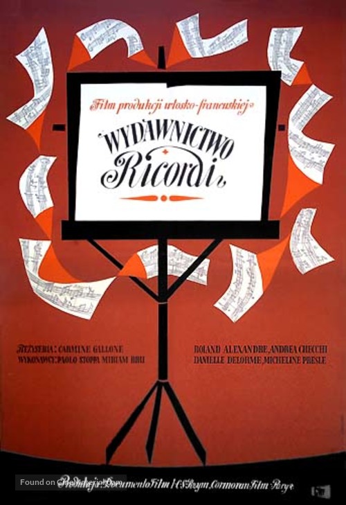 Casa Ricordi - Polish Movie Poster