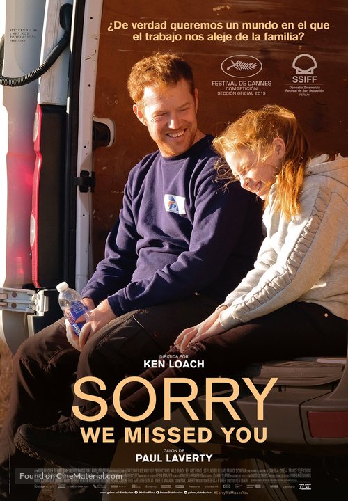 Sorry We Missed You - Spanish Movie Poster