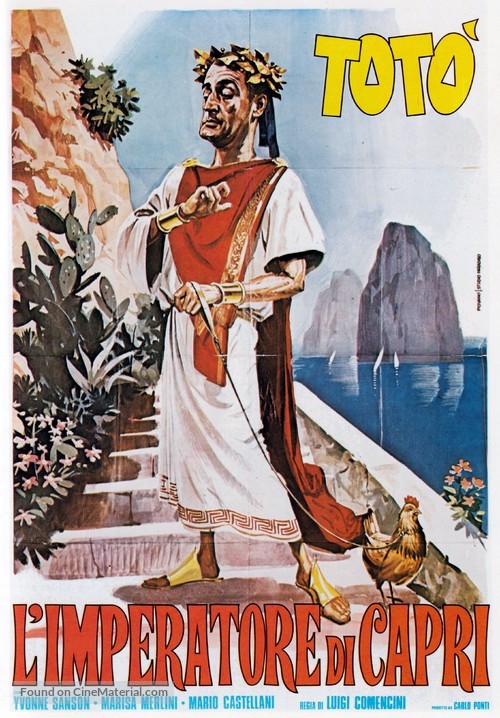 L&#039;imperatore di Capri - Italian Movie Poster