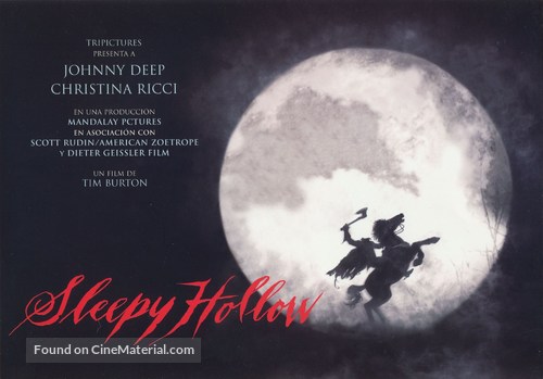 Sleepy Hollow - Spanish Movie Poster