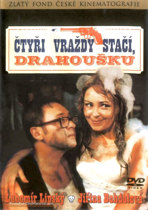 &#039;Ctyri vrazdy stac&iacute;, drahousku&#039; - Czech DVD movie cover