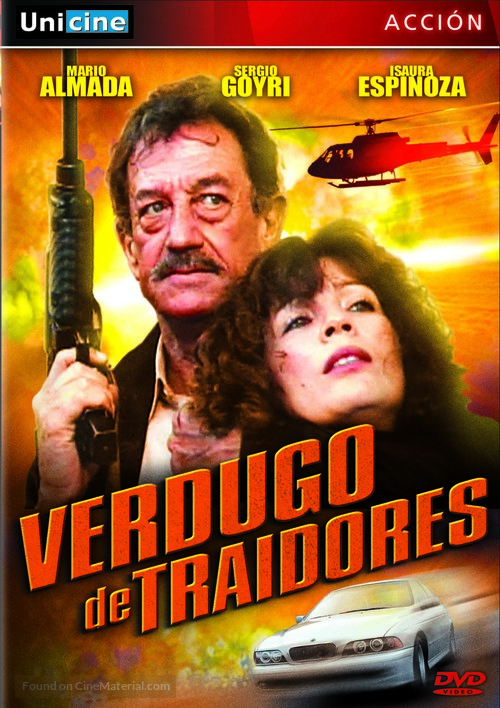 Verdugo de traidores - Mexican DVD movie cover