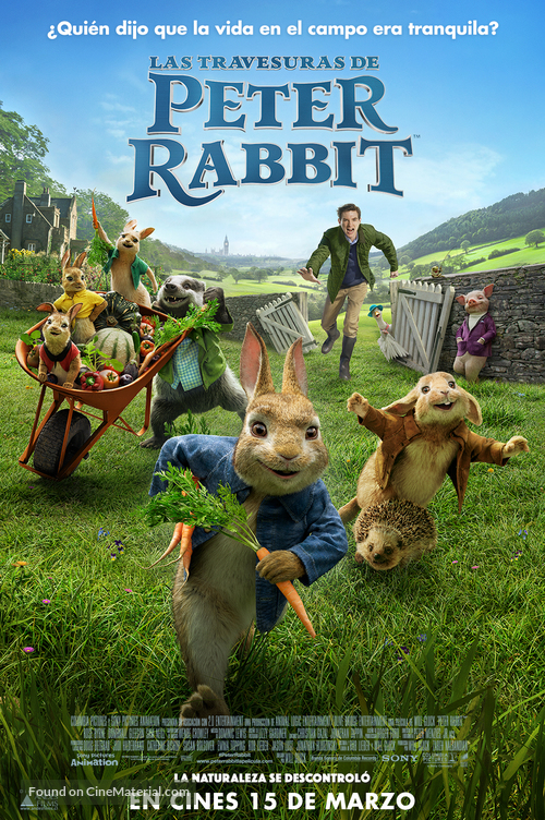 Peter Rabbit - Chilean Movie Poster