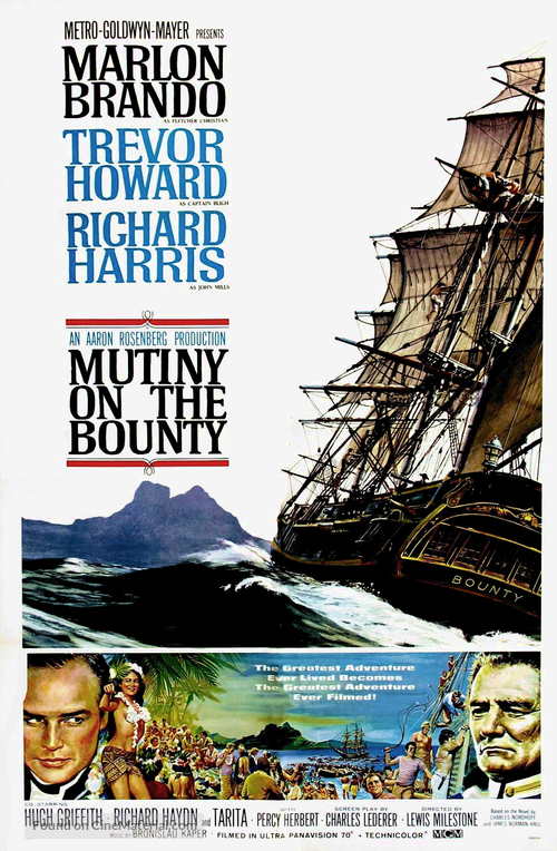 Mutiny on the Bounty - Movie Poster