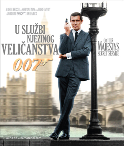 On Her Majesty&#039;s Secret Service - Croatian Blu-Ray movie cover
