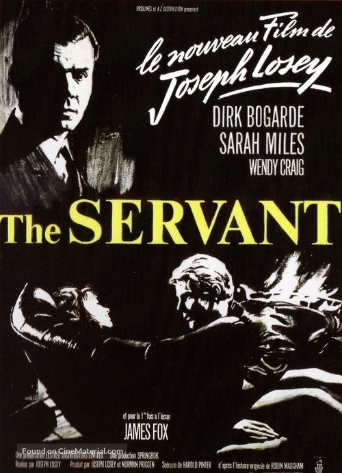 The Servant - French Movie Poster