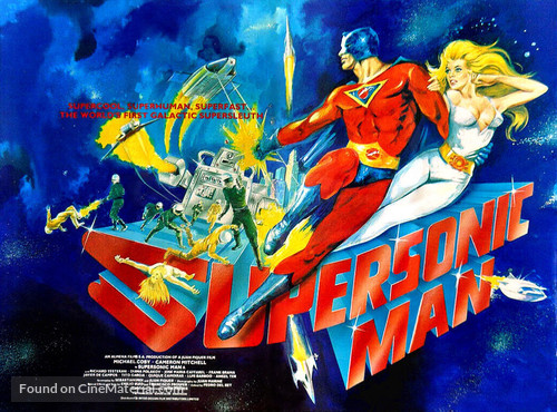 Supersonic Man - British Movie Poster