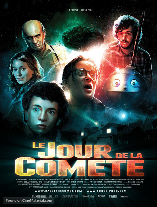 Le jour de la com&egrave;te - French Movie Poster