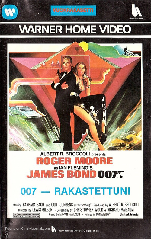 The Spy Who Loved Me - Finnish VHS movie cover