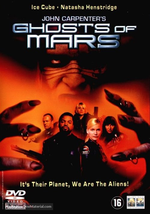 Ghosts Of Mars - Dutch DVD movie cover