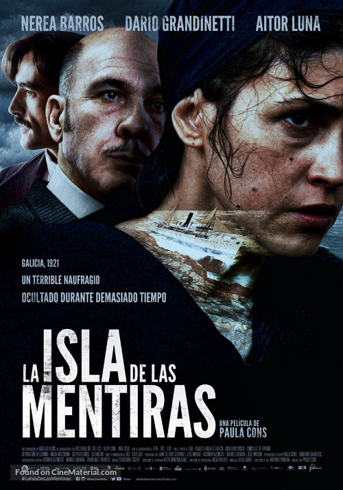 La isla de las mentiras - Spanish Movie Poster