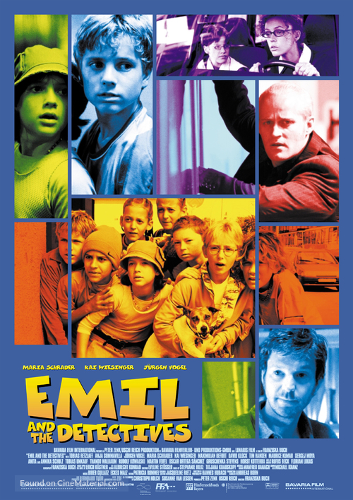 Emil und die Detektive - British Movie Poster