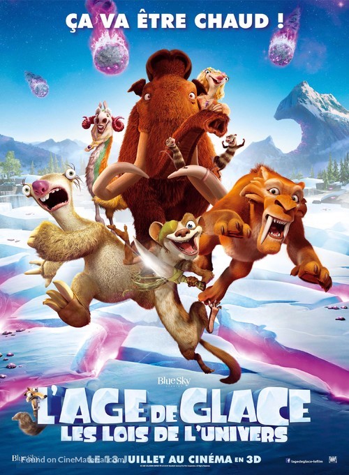 Ice Age: Collision Course - French Movie Poster