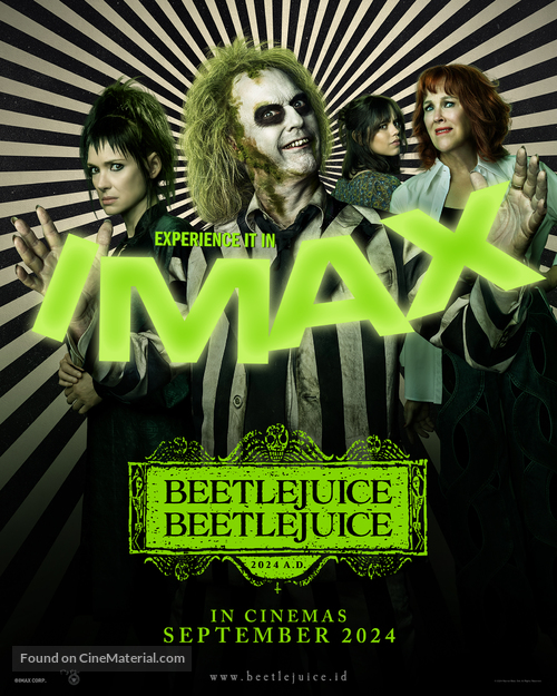 Beetlejuice Beetlejuice - British Movie Poster