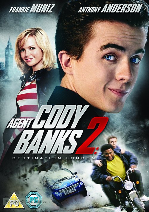 Agent Cody Banks 2 - British DVD movie cover