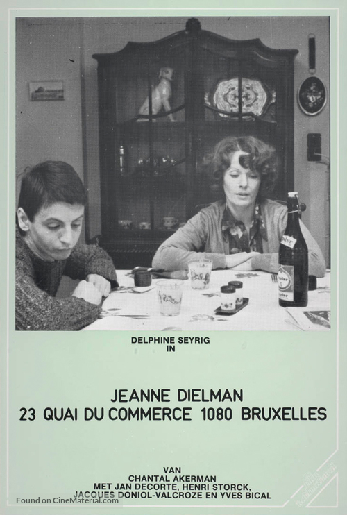 Jeanne Dielman, 23 Quai du Commerce, 1080 Bruxelles - Dutch Movie Poster