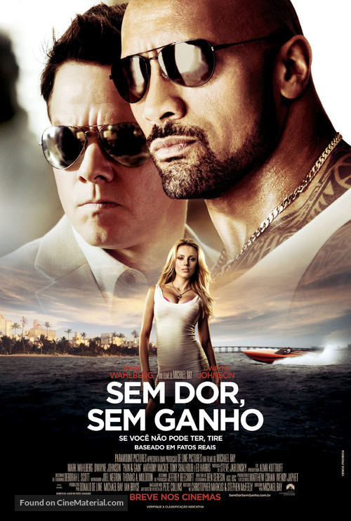 Pain &amp; Gain - Brazilian Movie Poster
