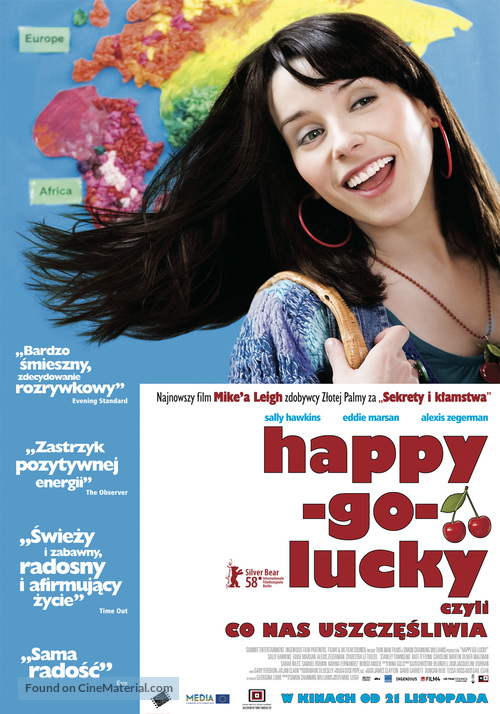 Happy-Go-Lucky - Polish Movie Poster