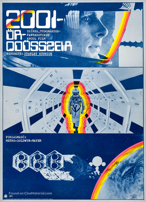 2001: A Space Odyssey - Hungarian Movie Poster