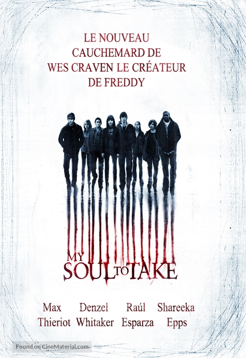 My Soul to Take - French Movie Cover